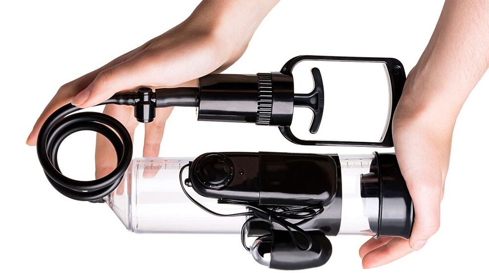 The vacuum pump will help to enlarge your penis and strengthen the erection.